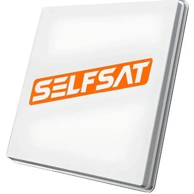 Antenne plate SELFSAT H50D4 - 4 sorties LNB - Gain 36,1 dBi - Blanc - Publicité Antenne plate SELFSAT H50D4 - 4 sorties LNB - Gain 36,1 dBi - Blanc - Publicité