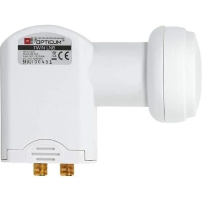 RED OPTICUM LTP 04H Twin LNB Numérique - 0.1dB Bruit - Résistant Chaleur/Froid - Publicité RED OPTICUM LTP 04H Twin LNB Numérique - 0.1dB Bruit - Résistant Chaleur/Froid - Publicité
