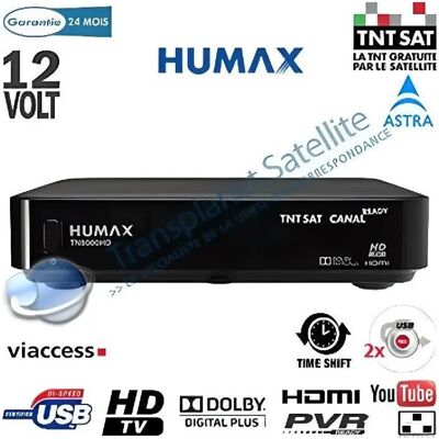Récepteur Satellite Humax TN8000HD PVR Noir TNT HD - Publicité Récepteur Satellite Humax TN8000HD PVR Noir TNT HD - Publicité
