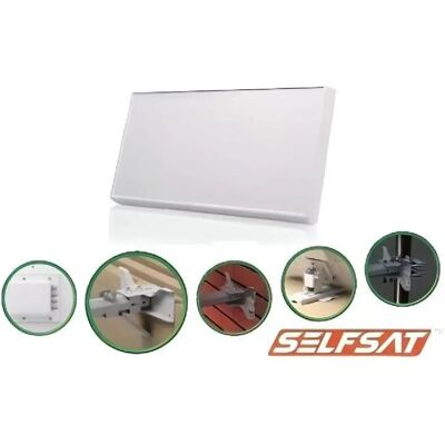 Antenne satellite SELFSAT H21 D2 Plus LNB Twin double polarisation 2 sorties - Publicité Antenne satellite SELFSAT H21 D2 Plus LNB Twin double polarisation 2 sorties - Publicité