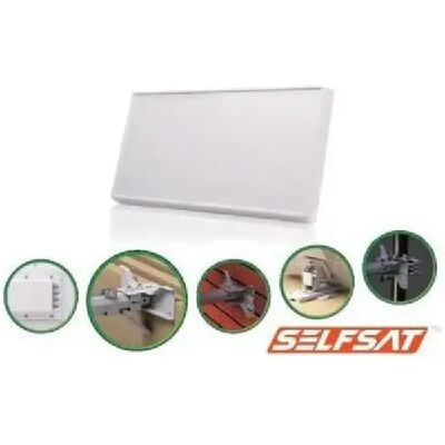 Antenne satellite SELFSAT H21 D Plus double polarisation 1 sortie fixation mât - Publicité Antenne satellite SELFSAT H21 D Plus double polarisation 1 sortie fixation mât - Publicité