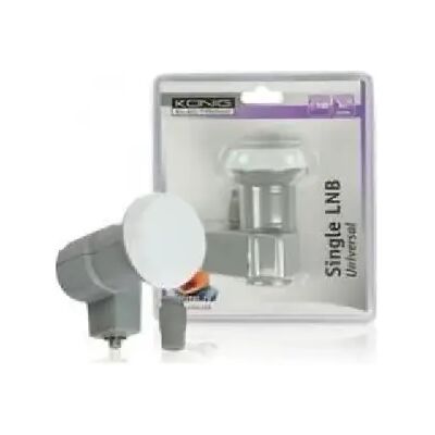 König Tête LNB simple sortie Konig - Parabolique 0.6 dB - Publicité König Tête LNB simple sortie Konig - Parabolique 0.6 dB - Publicité
