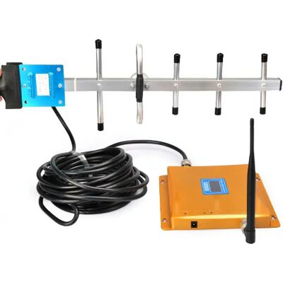 Amplificateur De Signal GSM 900MHz Avec Antenne Yagi Haute Performance Or YONIS - Publicité Amplificateur De Signal GSM 900MHz Avec Antenne Yagi Haute Performance Or YONIS - Publicité
