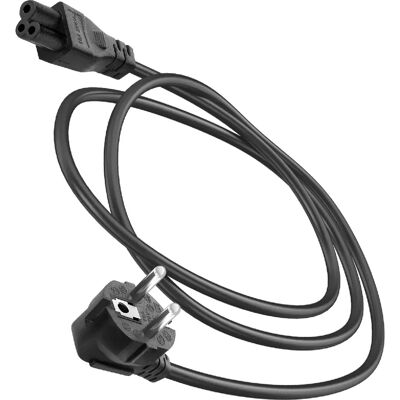 LinQ Câble Alimentation Trèfle - 1.5m - Noir - Publicité LinQ Câble Alimentation Trèfle - 1.5m - Noir - Publicité