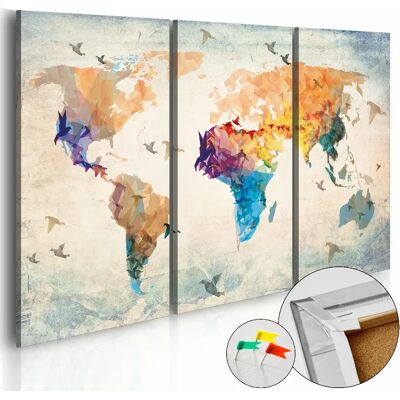 ARTGEIST Free as a bird (Cork Map) - 90x60 - Publicité ARTGEIST Free as a bird (Cork Map) - 90x60 - Publicité