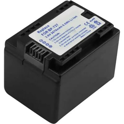 Avizar Batterie Li-ion 2670mAh pour Caméscope Compatible Canon BP-727 3.6V Noir - Publicité Avizar Batterie Li-ion 2670mAh pour Caméscope Compatible Canon BP-727 3.6V Noir - Publicité