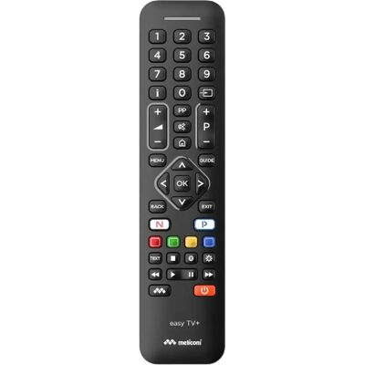 Meliconi Télécommande TV - Noir - Publicité Meliconi Télécommande TV - Noir - Publicité