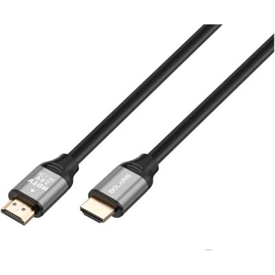 Avizar Câble HDMI 4K 2.0 Ultra HD 60 Hz Bolaris 1,5 m Haute Vitesse Noir - Publicité Avizar Câble HDMI 4K 2.0 Ultra HD 60 Hz Bolaris 1,5 m Haute Vitesse Noir - Publicité
