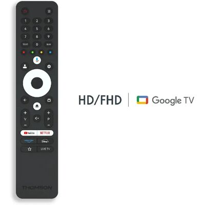 Télécommande Thomson pour Google TV HD/FHD - Publicité Télécommande Thomson pour Google TV HD/FHD - Publicité