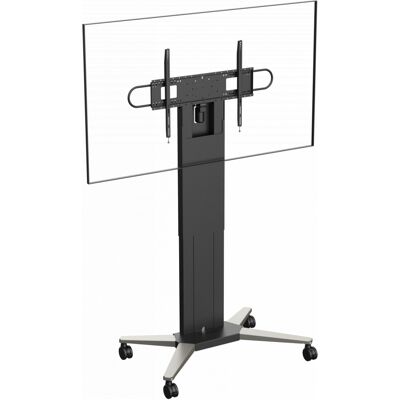 Vision support TV motorisé sur pied – Noir mat - Publicité Vision support TV motorisé sur pied – Noir mat - Publicité