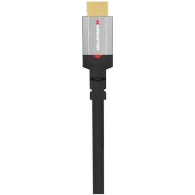 Monster Cable Câble HDMI Essentiels 8K - 1,8m Gris - Publicité Monster Cable Câble HDMI Essentiels 8K - 1,8m Gris - Publicité