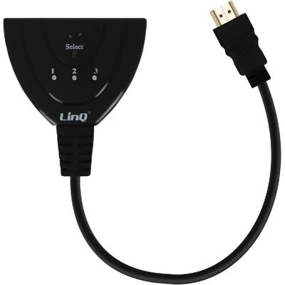 LinQ Adaptateur HDMI Multiports - Noir - Publicité LinQ Adaptateur HDMI Multiports - Noir - Publicité