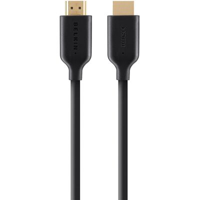 Belkin Câble HDMI 2.0 Premium Gold avec Ethernet - 2 m - Publicité Belkin Câble HDMI 2.0 Premium Gold avec Ethernet - 2 m - Publicité