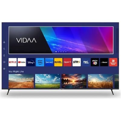 Schneider GMS75A2 - TV Smart 75" 4K UHD - VIDAA - Dolby Audio - Direct LED - Wi-Fi Bluetooth - Publicité Schneider GMS75A2 - TV Smart 75" 4K UHD - VIDAA - Dolby Audio - Direct LED - Wi-Fi Bluetooth - Publicité