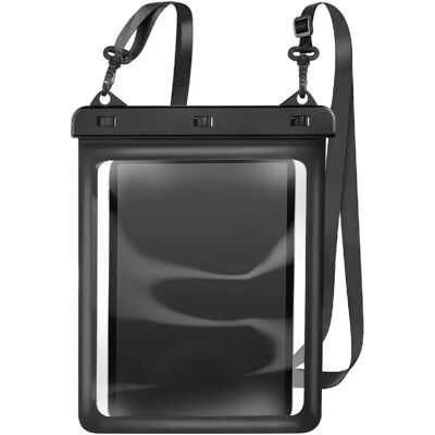 Avizar Pochette Étanche pour Tablette 12 pouces IPX8 avec Fenêtre Tactile et Lanière Noir - Publicité Avizar Pochette Étanche pour Tablette 12 pouces IPX8 avec Fenêtre Tactile et Lanière Noir - Publicité