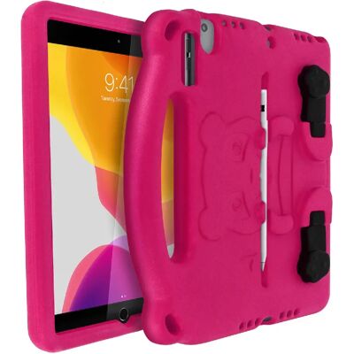 Coque Panda pour iPad 2019 10.2 - Rose - Protection Antichoc - Publicité Coque Panda pour iPad 2019 10.2 - Rose - Protection Antichoc - Publicité