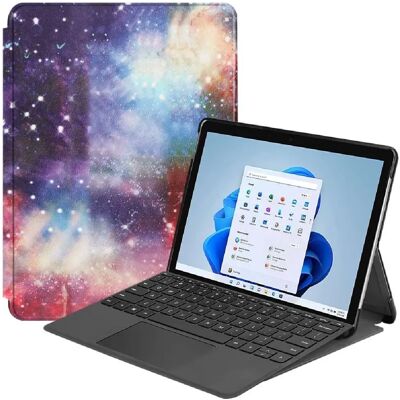 Htdmobiles Étui en Cuir Synthétique Starry Sky pour Surface Pro 8 - Étui Tablette - Publicité Htdmobiles Étui en Cuir Synthétique Starry Sky pour Surface Pro 8 - Étui Tablette - Publicité