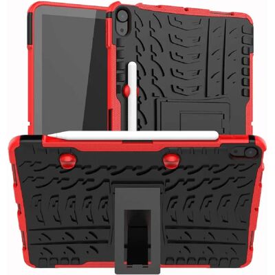 Coque Rouge Antichoc pour iPad Air 4 2020 - Publicité Coque Rouge Antichoc pour iPad Air 4 2020 - Publicité