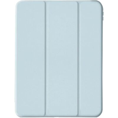 Housse en faux cuir Avizar pour iPad Pro 13 2024 - Fonction veille, support vidéo et clavier - Bleu Pâle - Publicité Housse en faux cuir Avizar pour iPad Pro 13 2024 - Fonction veille, support vidéo et clavier - Bleu Pâle - Publicité