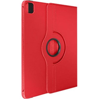 Étui iPad Air 13 2024 - Support Rotatif 360° Rouge - Publicité Étui iPad Air 13 2024 - Support Rotatif 360° Rouge - Publicité