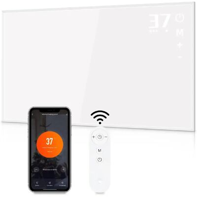 NETTLIFE Chauffage infrarouge radiateur mural infrarouge 600W avec télécommande WIFI - Publicité NETTLIFE Chauffage infrarouge radiateur mural infrarouge 600W avec télécommande WIFI - Publicité