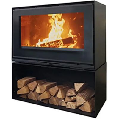 Poêle à bois fonte 10kw noir - 411203PEINTANTHRACITE - GODIN - Publicité Poêle à bois fonte 10kw noir - 411203PEINTANTHRACITE - GODIN - Publicité