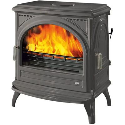 Poêle à bois fonte 11kw noir - 366201PEINTANTH - GODIN - Publicité Poêle à bois fonte 11kw noir - 366201PEINTANTH - GODIN - Publicité