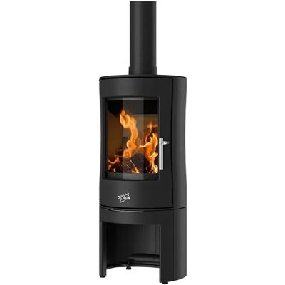 Poêle à bois 8kw noir - 388154ANTH - Mirande 2 - GODIN - Publicité Poêle à bois 8kw noir - 388154ANTH - Mirande 2 - GODIN - Publicité