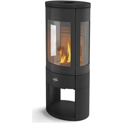Poêle à bois fonte 7.2kw noir mat - 411234NOIRMAT - Rosnay 2 - GODIN - Publicité Poêle à bois fonte 7.2kw noir mat - 411234NOIRMAT - Rosnay 2 - GODIN - Publicité