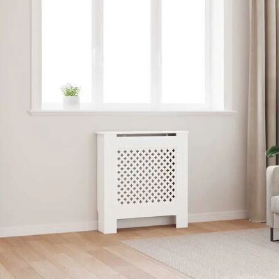 vidaXL Cache-radiateur MDF Blanc - Cache-radiateur - Publicité vidaXL Cache-radiateur MDF Blanc - Cache-radiateur - Publicité