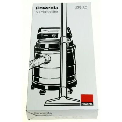 Rowenta Sacs aspirateur papier ZR80 - Lot de 5 - Publicité Rowenta Sacs aspirateur papier ZR80 - Lot de 5 - Publicité