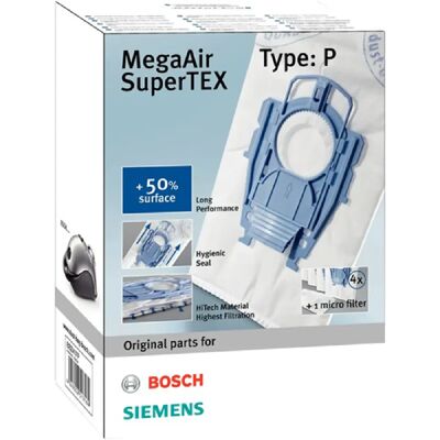 Bosch - Sacs et filtres pour aspirateur - Pack de 4 sacs type P + 1 micro filtre original - Publicité Bosch - Sacs et filtres pour aspirateur - Pack de 4 sacs type P + 1 micro filtre original - Publicité
