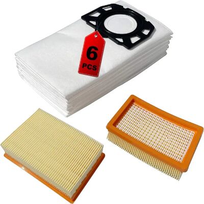 Filtre Sac à Poussière INF - Compatible avec Kärcher WD4, WD5, WD6 p, MV4, MV5, MV6 - Publicité Filtre Sac à Poussière INF - Compatible avec Kärcher WD4, WD5, WD6 p, MV4, MV5, MV6 - Publicité