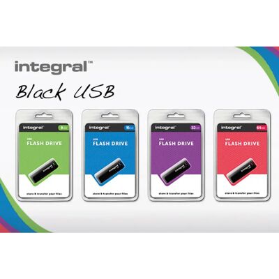 Integral Black - 64 Go - Publicité Integral Black - 64 Go - Publicité