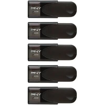PNY Attaché 4 - 32 Go - Pack de 5 - Publicité PNY Attaché 4 - 32 Go - Pack de 5 - Publicité