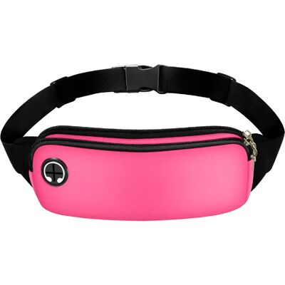 AVIZAR Sac Banane de Sport - Rose - Publicité AVIZAR Sac Banane de Sport - Rose - Publicité