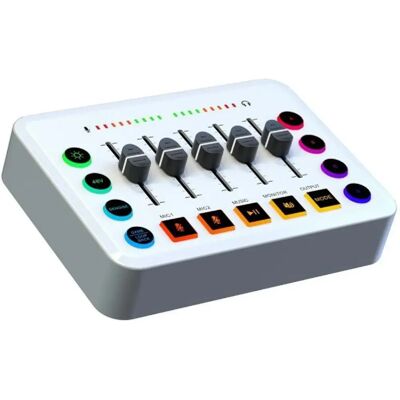 Yonis table de mixage audio - Blanc - Publicité Yonis table de mixage audio - Blanc - Publicité