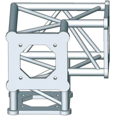 Asd Angle de structure à 3 départs à 90° ASC 153 - 0,25 × 0,25 × 0,25 m - Publicité Asd Angle de structure à 3 départs à 90° ASC 153 - 0,25 × 0,25 × 0,25 m - Publicité
