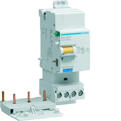 Hager - BDC440F - 3P+N - Bloc différentiel - Publicité Hager - BDC440F - 3P+N - Bloc différentiel - Publicité
