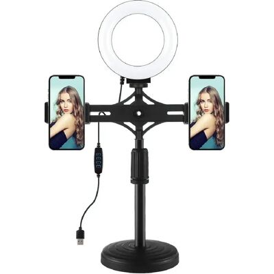Yonis Ring Light LED Portable Pour Selfies Vidéos - Publicité Yonis Ring Light LED Portable Pour Selfies Vidéos - Publicité