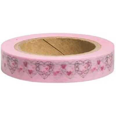 Washi Tape Rayher - Rose/Origami - Publicité Washi Tape Rayher - Rose/Origami - Publicité