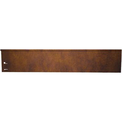 Bordure de jardin en acier Corten - 113cm, finition rouille - Limite de jardin - Publicité Bordure de jardin en acier Corten - 113cm, finition rouille - Limite de jardin - Publicité