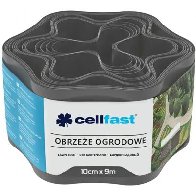 Sans Marque Bordure de jardin ondulée Cellfast Séparateur de pelouse en cellulose, 10 cm 9 m, graphite - Publicité Sans Marque Bordure de jardin ondulée Cellfast Séparateur de pelouse en cellulose, 10 cm 9 m, graphite - Publicité