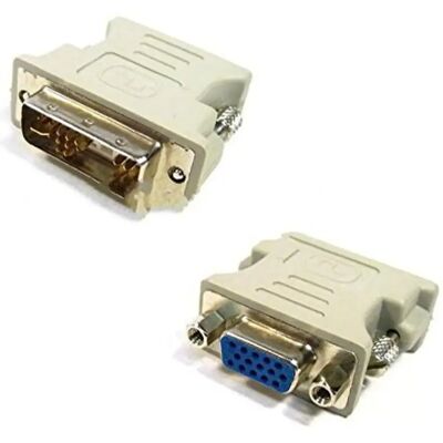 DELL - 0J8461 - Beige - DVI-A vers VGA - Adaptateur - Publicité DELL - 0J8461 - Beige - DVI-A vers VGA - Adaptateur - Publicité