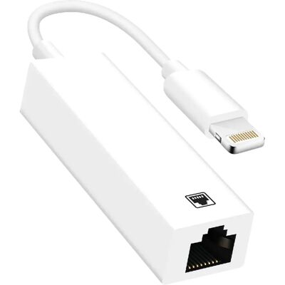 Avizar RJ45 vers Lightning - Blanc - Publicité Avizar RJ45 vers Lightning - Blanc - Publicité