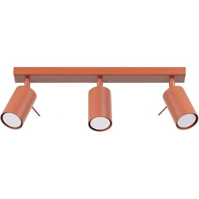 Sollux Lighting Ring Barre de projecteurs moderne 3 lumières Rouge Ocre - Barre d'éclairage - Publicité Sollux Lighting Ring Barre de projecteurs moderne 3 lumières Rouge Ocre - Barre d'éclairage - Publicité