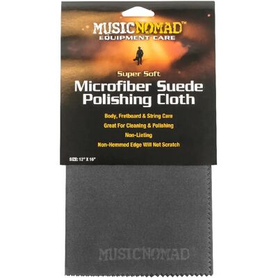 Musicnomad Chiffon de polissage en microfibre effet daim - Publicité Musicnomad Chiffon de polissage en microfibre effet daim - Publicité