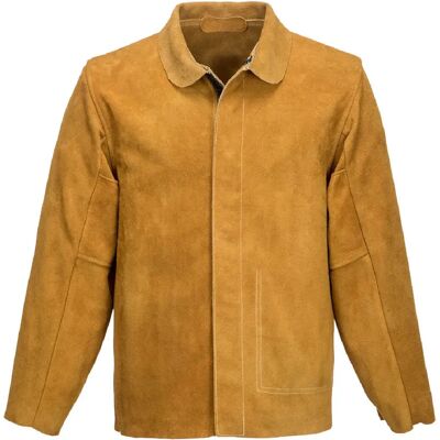 Portwest Veste de soudeur en cuir Bronze - Publicité Portwest Veste de soudeur en cuir Bronze - Publicité