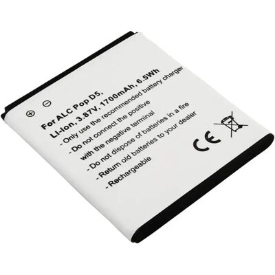 Avizar Batterie de Remplacement pour Alcatel Pop D5 OT-5038 3.87V 1700mAh Li-ion - Publicité Avizar Batterie de Remplacement pour Alcatel Pop D5 OT-5038 3.87V 1700mAh Li-ion - Publicité