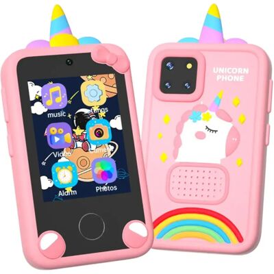 Avizar Téléphone Éducatif Unicorn pour Enfant 48MP Écran 2,8" LCD Tactile Antichoc Rose - Publicité Avizar Téléphone Éducatif Unicorn pour Enfant 48MP Écran 2,8" LCD Tactile Antichoc Rose - Publicité